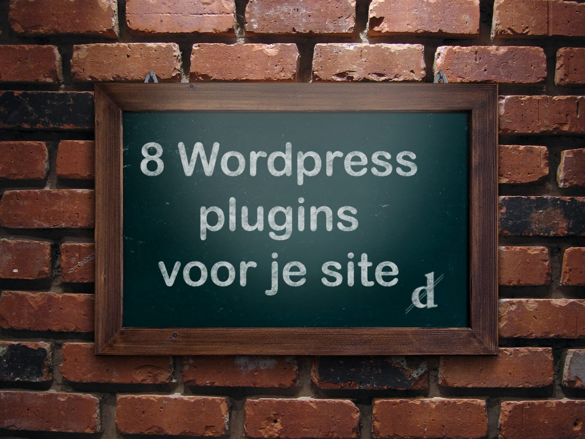 8 wordpress plugins site