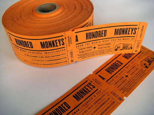 monkeys movie ticket