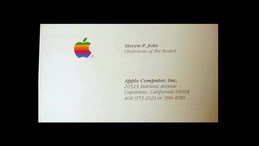 Steve Jobs Business Cards
