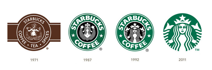 veranderingen starbucks logo