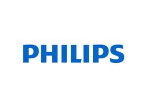blauw in philips logo