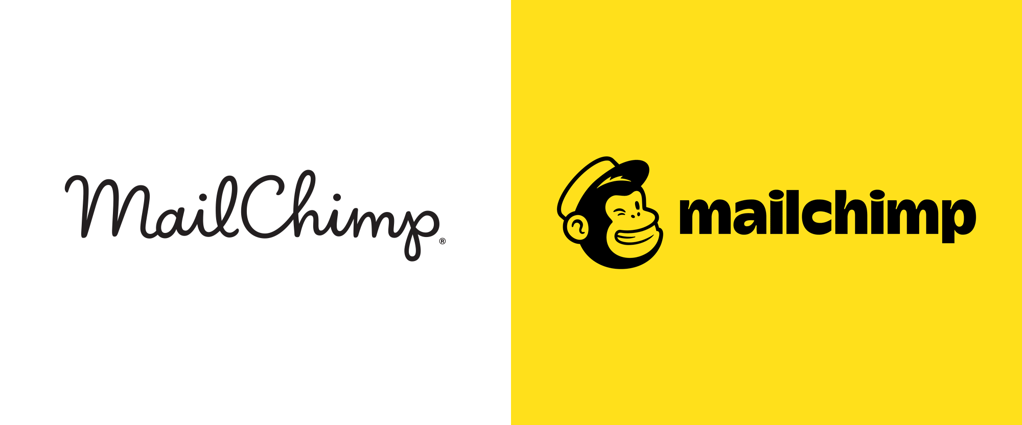 mailchimp 2018 logo voor en na