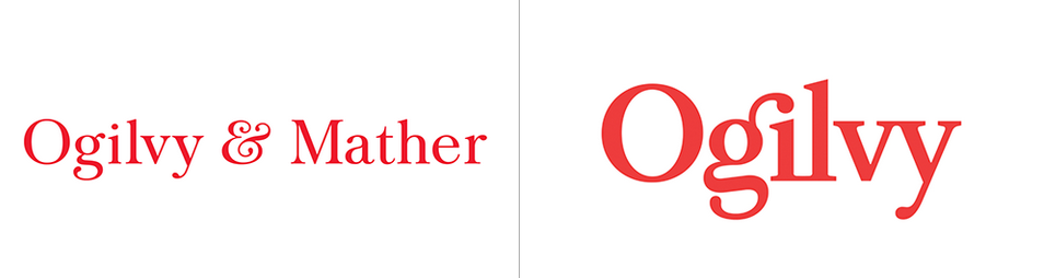 ogilvy logo voor en na rebrand