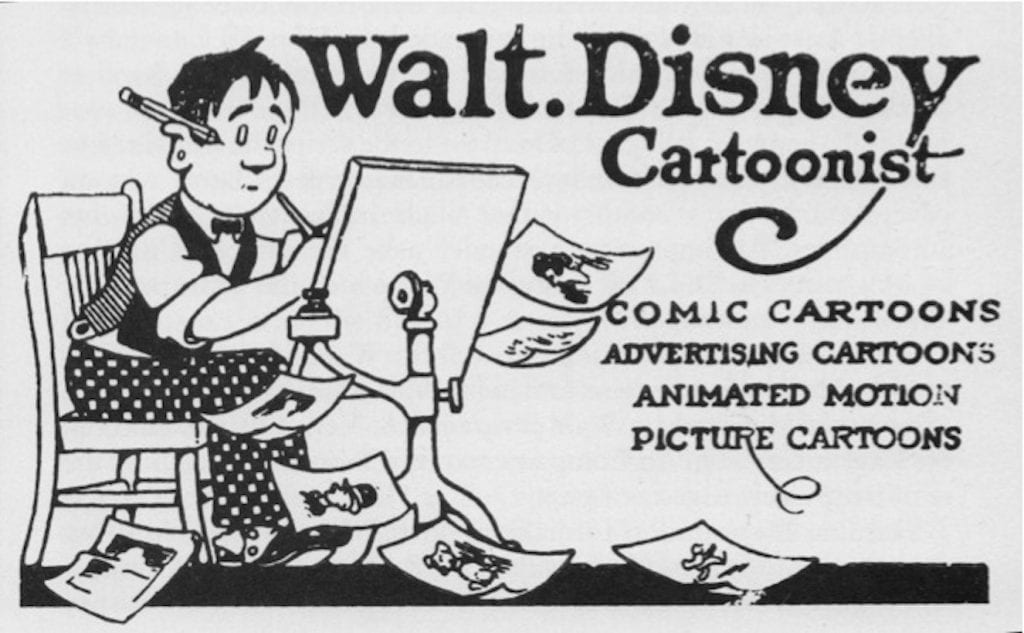 Walt Disney visitekaartje